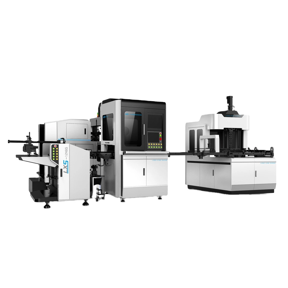 Muti-Functional, Ls-1246g Has Rigid Box Making Function, Hardcover Positioning Function. Can Connect with Four Sides Wrapping Machine to Make Hard Cover.