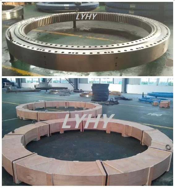 Internal Toothed Gear Swing Bearing Eight Point Contact Ball Turntable Bearing Crane Slew Ring Bearing (KUD01956-045WJ15-900-000)