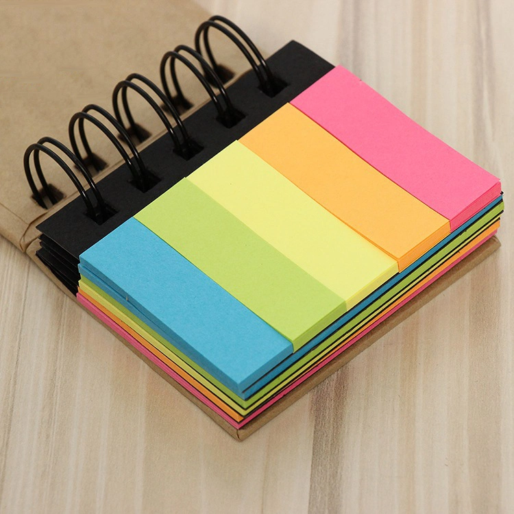 Small Spiral Notebook with Sticker Notes, Promotional Gift Hardcover Notepad