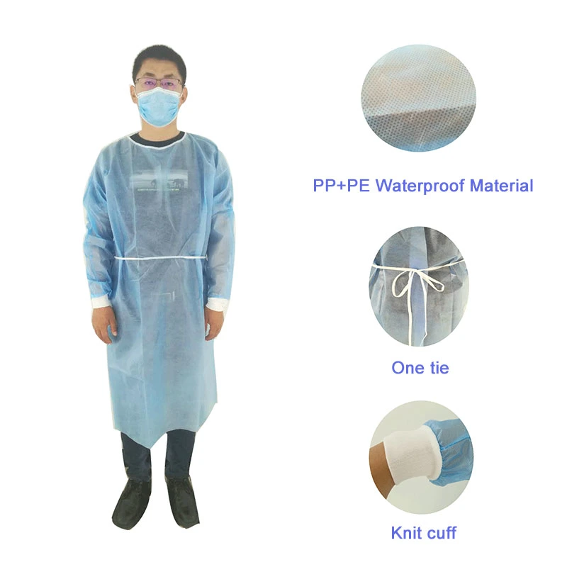 PP Disposable Isolation Garments 25-35g GB15979 FDA