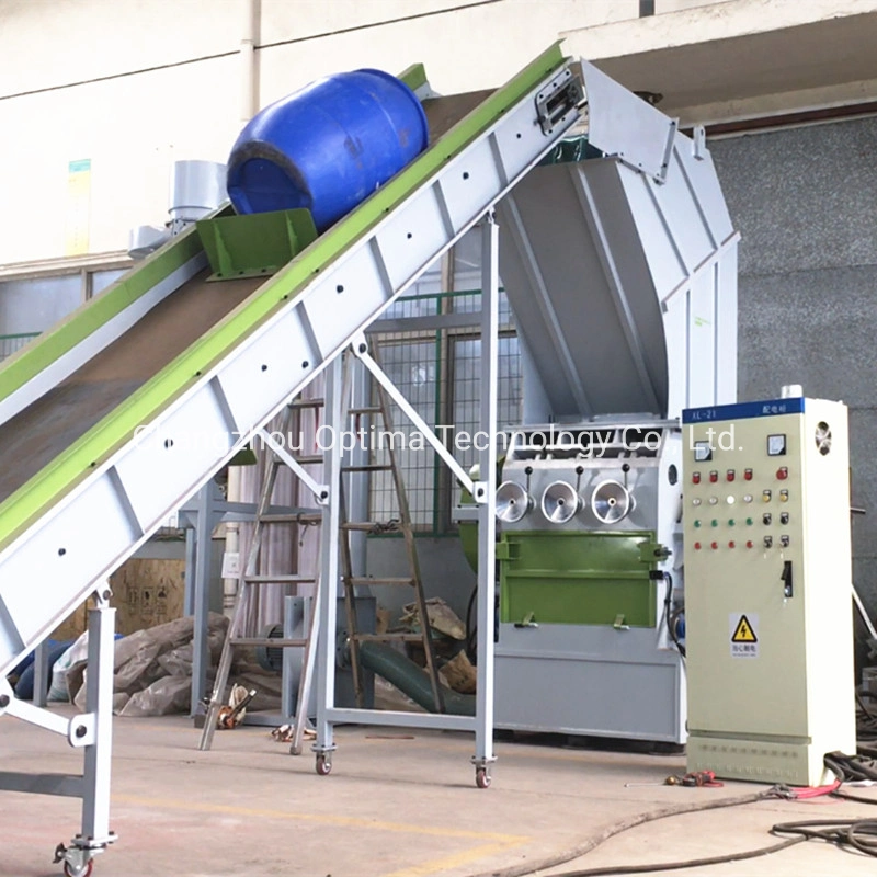 El reciclaje de residuos de metal Papel cartón de goma de caucho de neumáticos trozos de madera de chatarra de barriles de plástico y tubo de tambores de Shredder para máquina de reciclaje