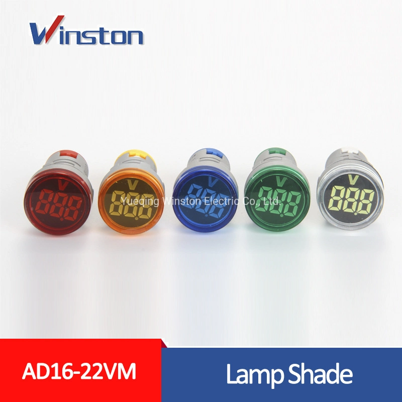 Ad16-22vm 22mm AC 20V-500V LED Light Digital Voltage Meter Voltmeter Indicator