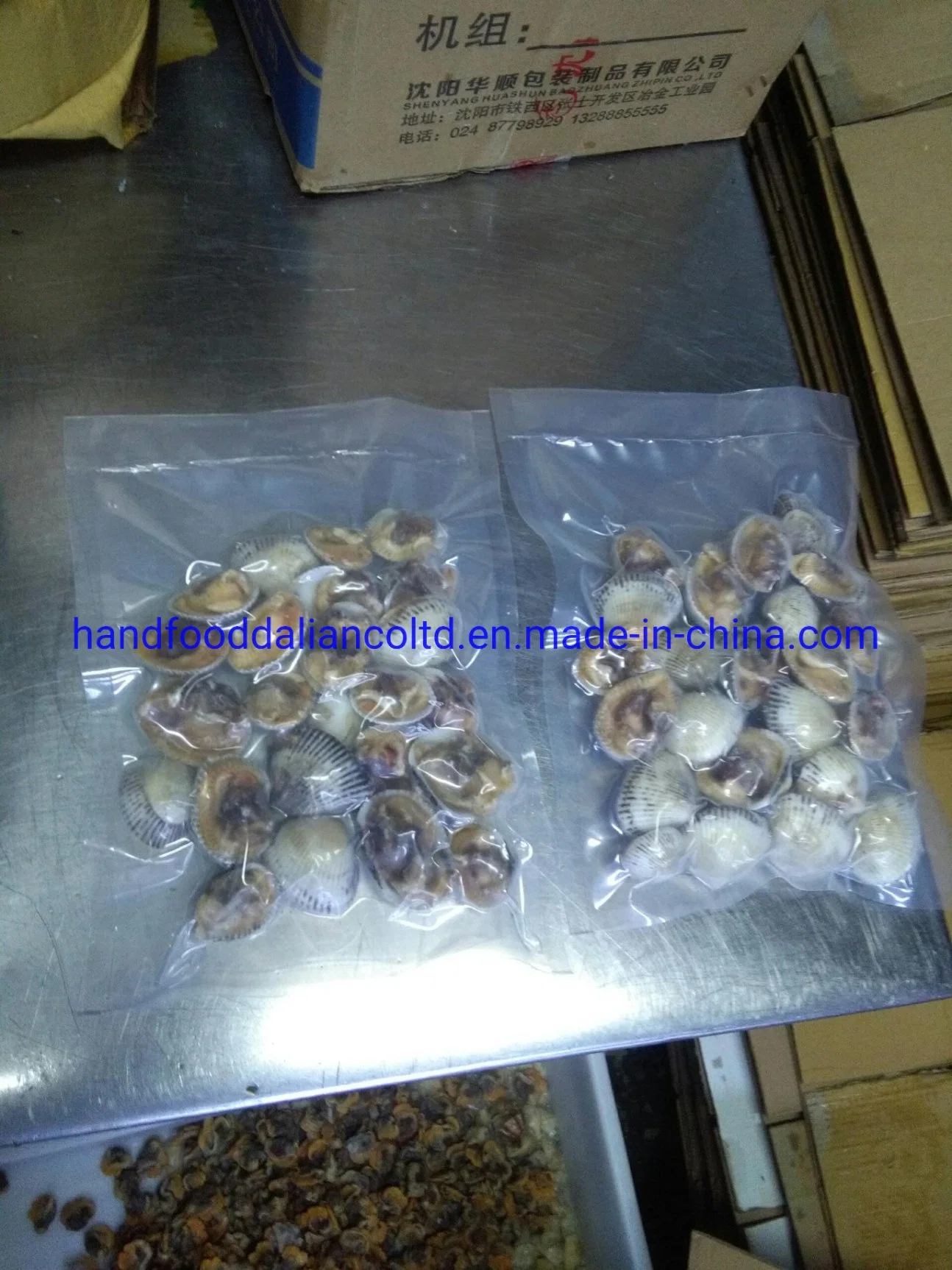 Frozen Cooked Arkshell Clam 1/2 Shell