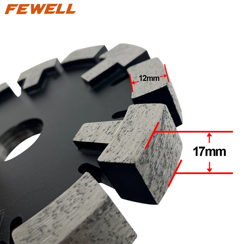 120*12*22.23mm 17mm Thickness Wall Floor Heating Cutting Diamond Tuck Point Saw Blade for Grooving Hard Concrete Granite