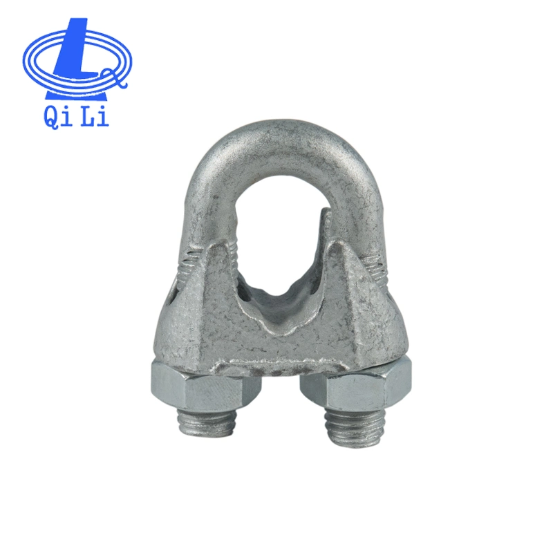 Electro Galvanized DIN741 Malleable Wire Rope Clip