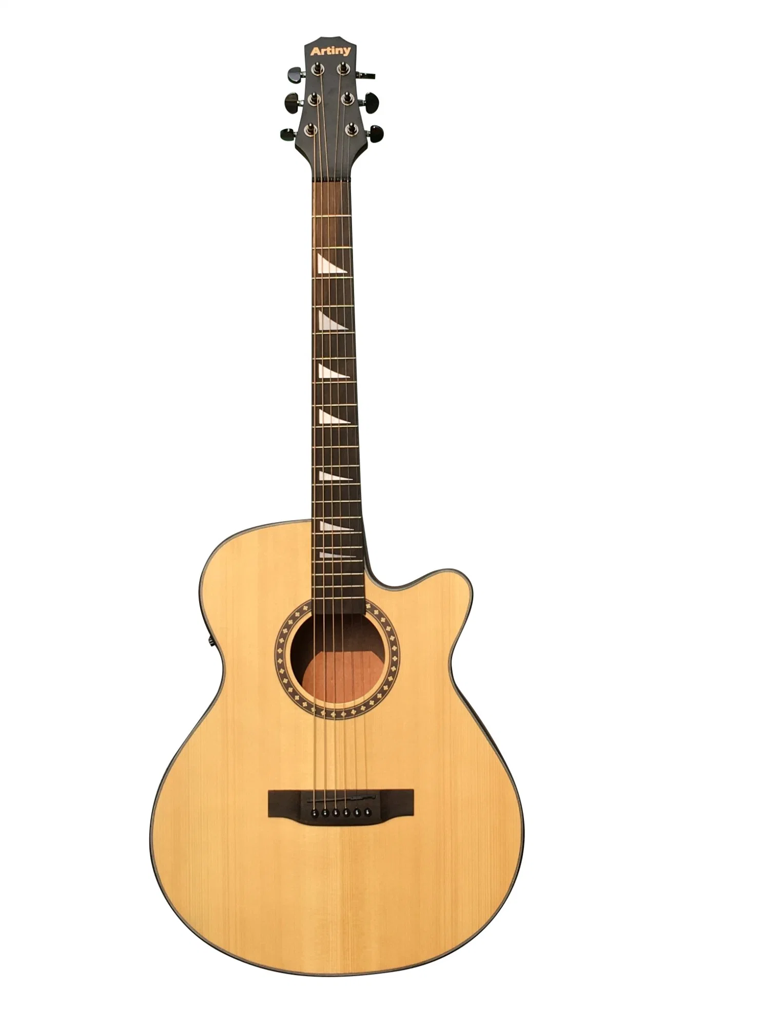 Großhandel Neue 40" Cutaway Handmade Bunte Gitarren Student Acoustic Guitar