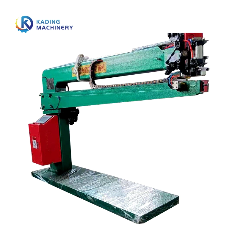 Manual Type Stitcher Double Servo Controlled Carton Nailing Stitching Machine