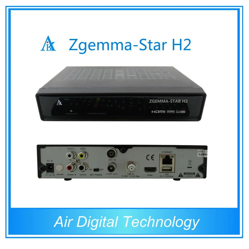 Zgemma-Star H2 Combo DVB-S2 with DVB-C Hybrid Set Top Box