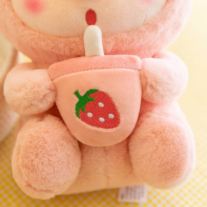 Multi cores valentine Gift Bubble Tea Milk Kawaii plush Brinquedos bonitinho Chá de leite Pig peluche