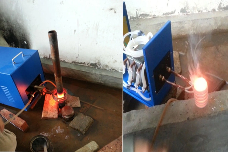 Handheld Induction Heating Equipment, High Frequency Induction Brazing Equipment for Copper Pipe Joints of Air Conditioners