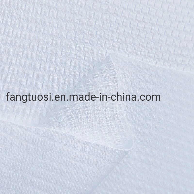 Factory Wholesale/Supplier Solid Color for Printing 100 Recycled Polyester Sports Mesh Fabric