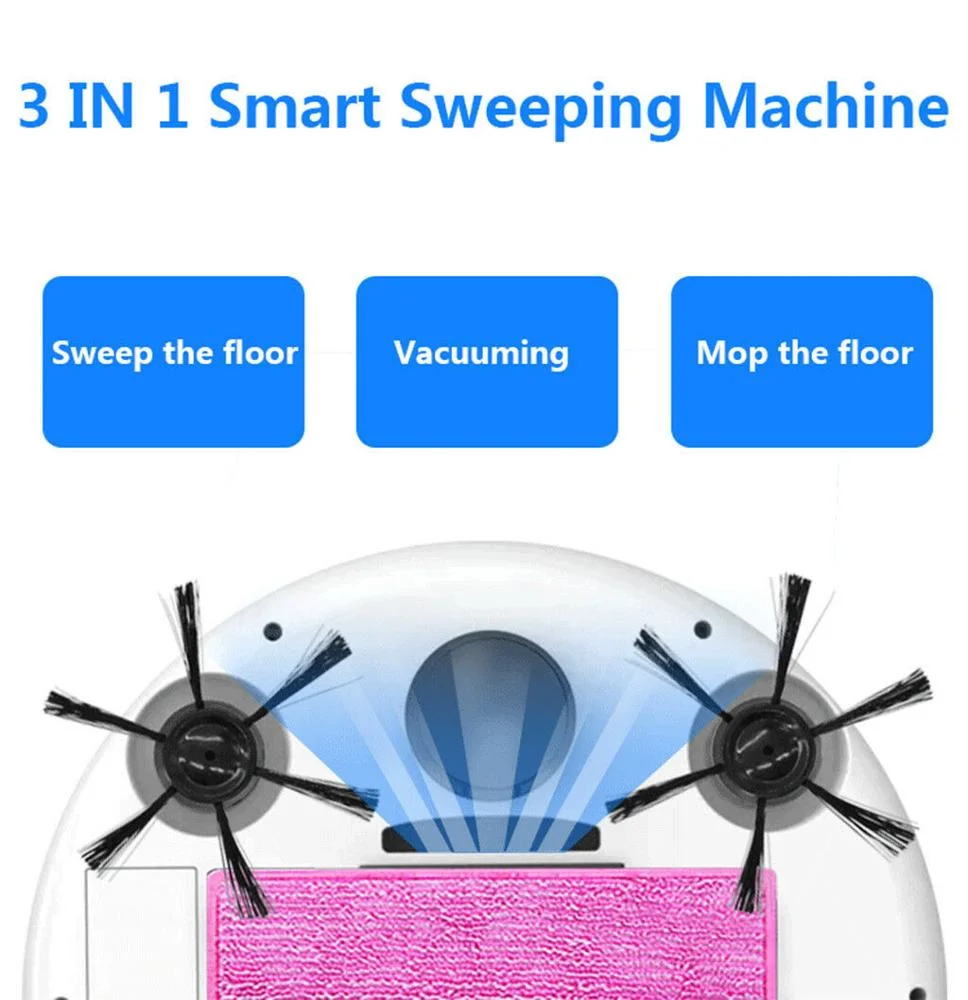 Robot aspirador inteligente con la limpieza
