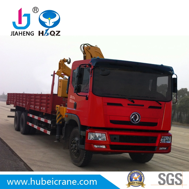 HBQZ  12 Ton Dongfeng Folding Boom Truck Mounted Cranes