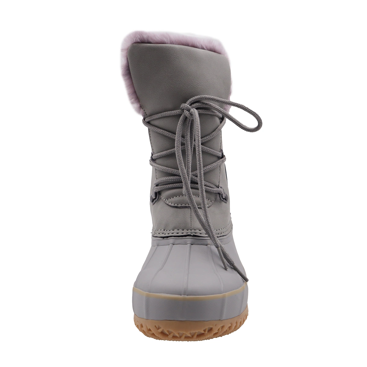 Fashion New Design Quiled Waterproof Synthetic Upper Winter Boots for Ladies