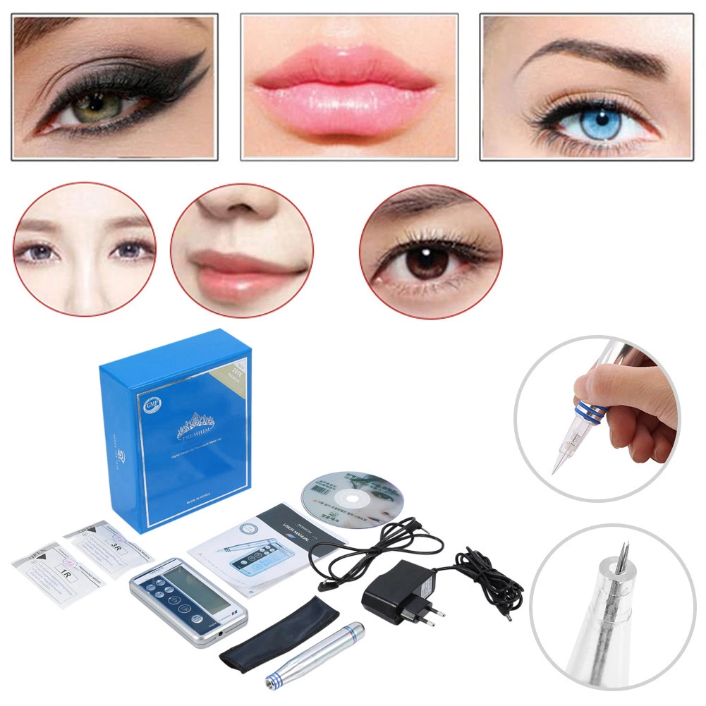 Broderie professionnelle sourcils Charmant Tattoo stylo semi-permanent maquillage Microblading Shader de renfort