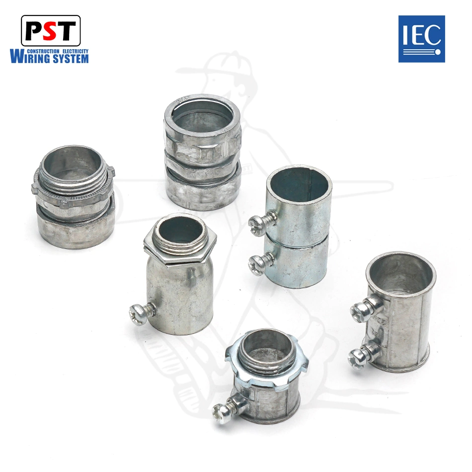 Terminal connector EMT IEC Standard EMT Zinc Set Screw Connector Conduit Fittings