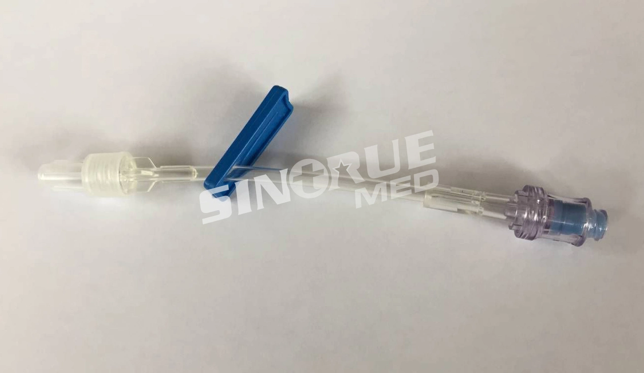 Hospital Medical Extension Line with Positive Pressure Needle Free Connector