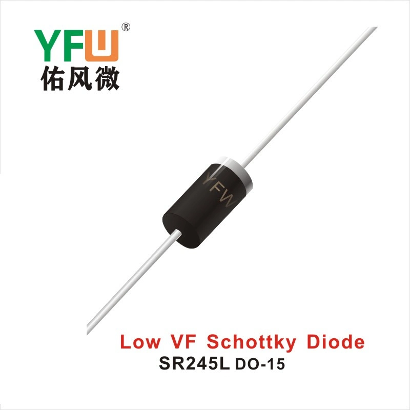 Yfw3l40 Yfw3l100 Sr245L DO-15 Diode Schottky à faible VF