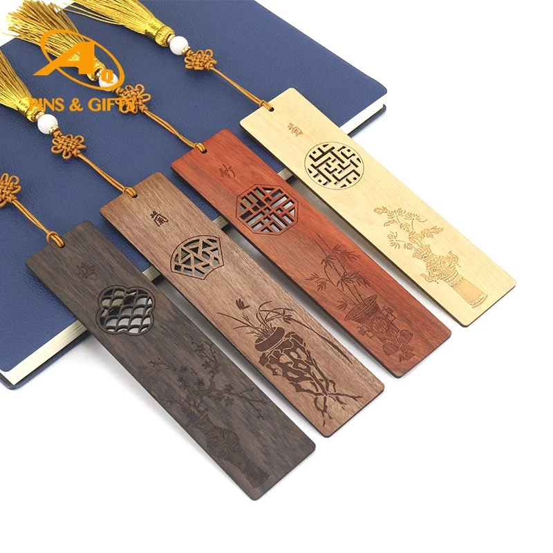 High quality/High cost performance  Factory Wholesale/Supplier New Products Office Supply Wooden Bookmark Promotional Gift