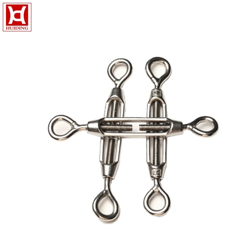 High Quality Custom Anchor Construction Stainless Steel Eye Hook Open Body Turnbuckle Bolt with Hook