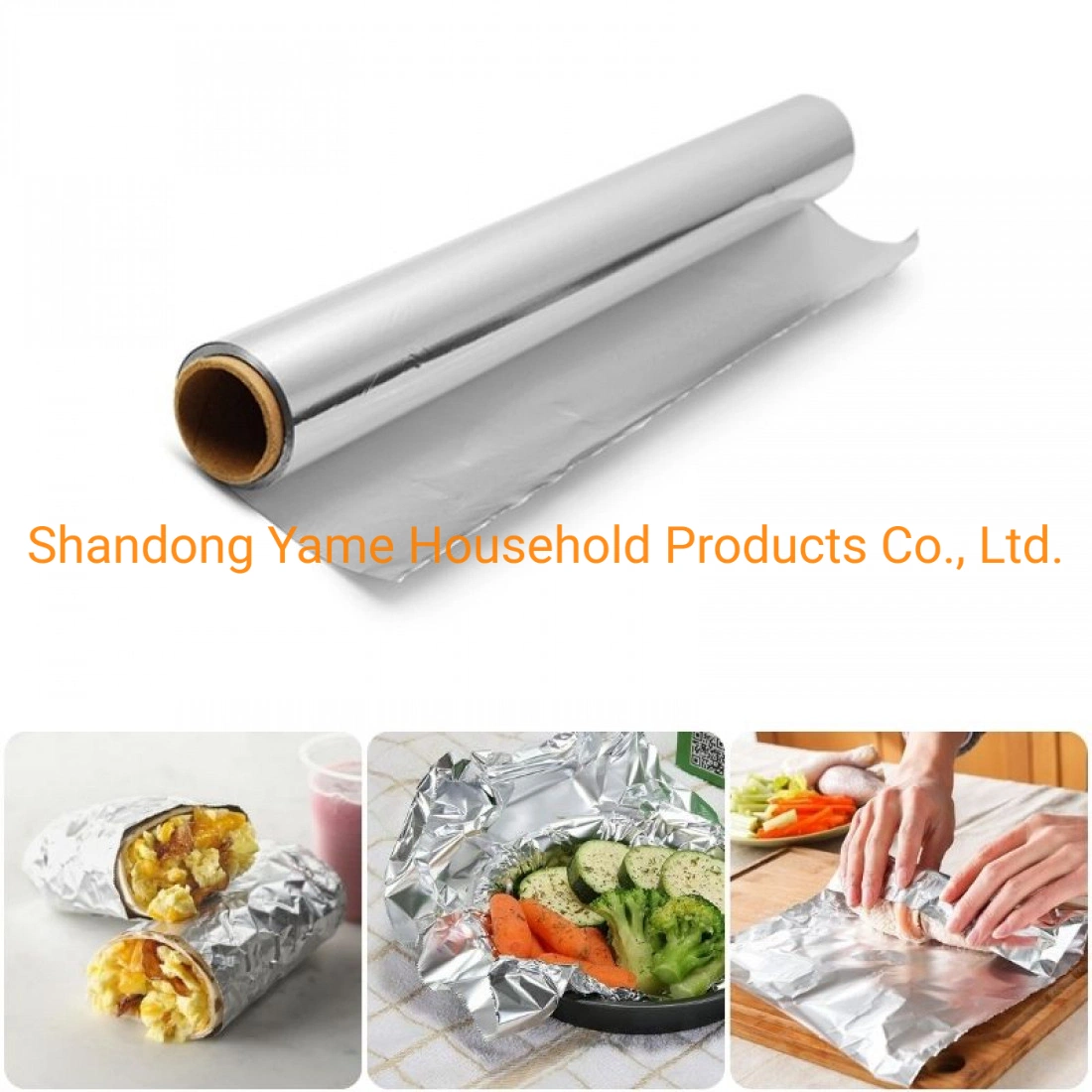 Anti-Static Aluminium Foil for Household Uses Food and Candy Packing Non-Stick Easy Tear Aluminum Foil