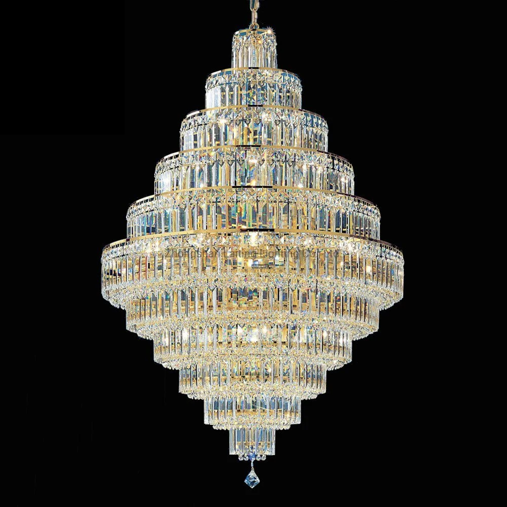 Европейский висящий кристалл Чанделье для гостиной подвесной светильник Light Освещение для помещений в декоративном стиле