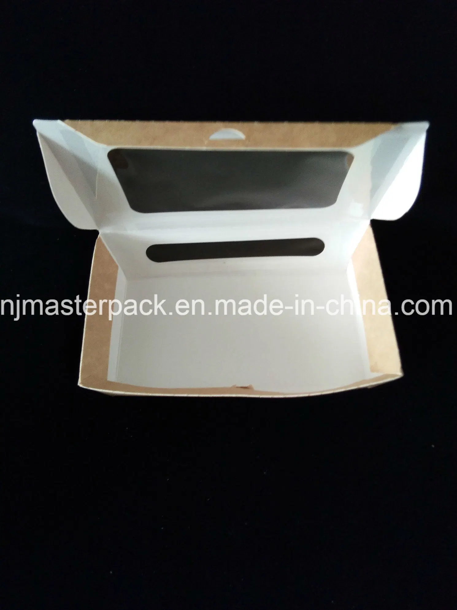 2018 Food Lunch Paper Box with PVC Window