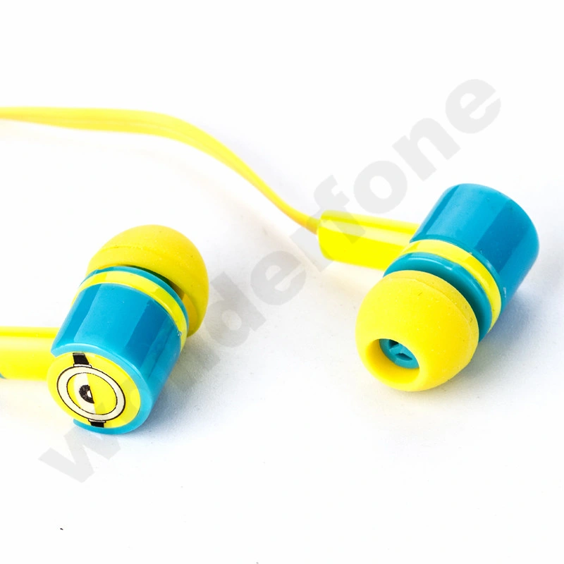 in Ear Cartoon Headphones for Mobile Phone with Despicable Me design