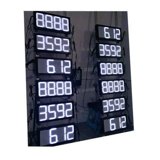 LED Gas Price LED Number Price Changer Board LED Gas Station Signs Waterproof LED Gas Station Price Sign