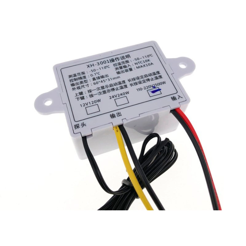 XH-W3001 Digitaler Thermostat kleiner Temperatur-Controller-Schalter Mikrocomputer Digitalanzeige