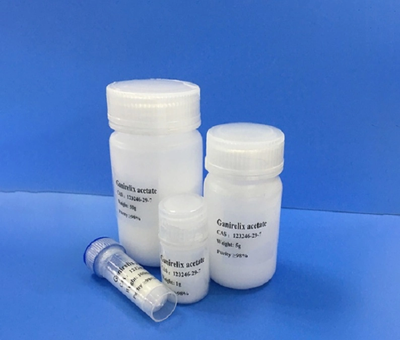 High Purity 99.0%Min. Ganirelix Acetate Lyophilized Powder Peptide CAS No.: 123246-29-7 Research Chemical