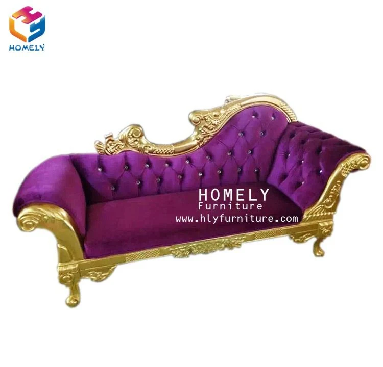 Eroupean Style Fabric Sofa Chaise for Bedroom/Living Room/Banquet