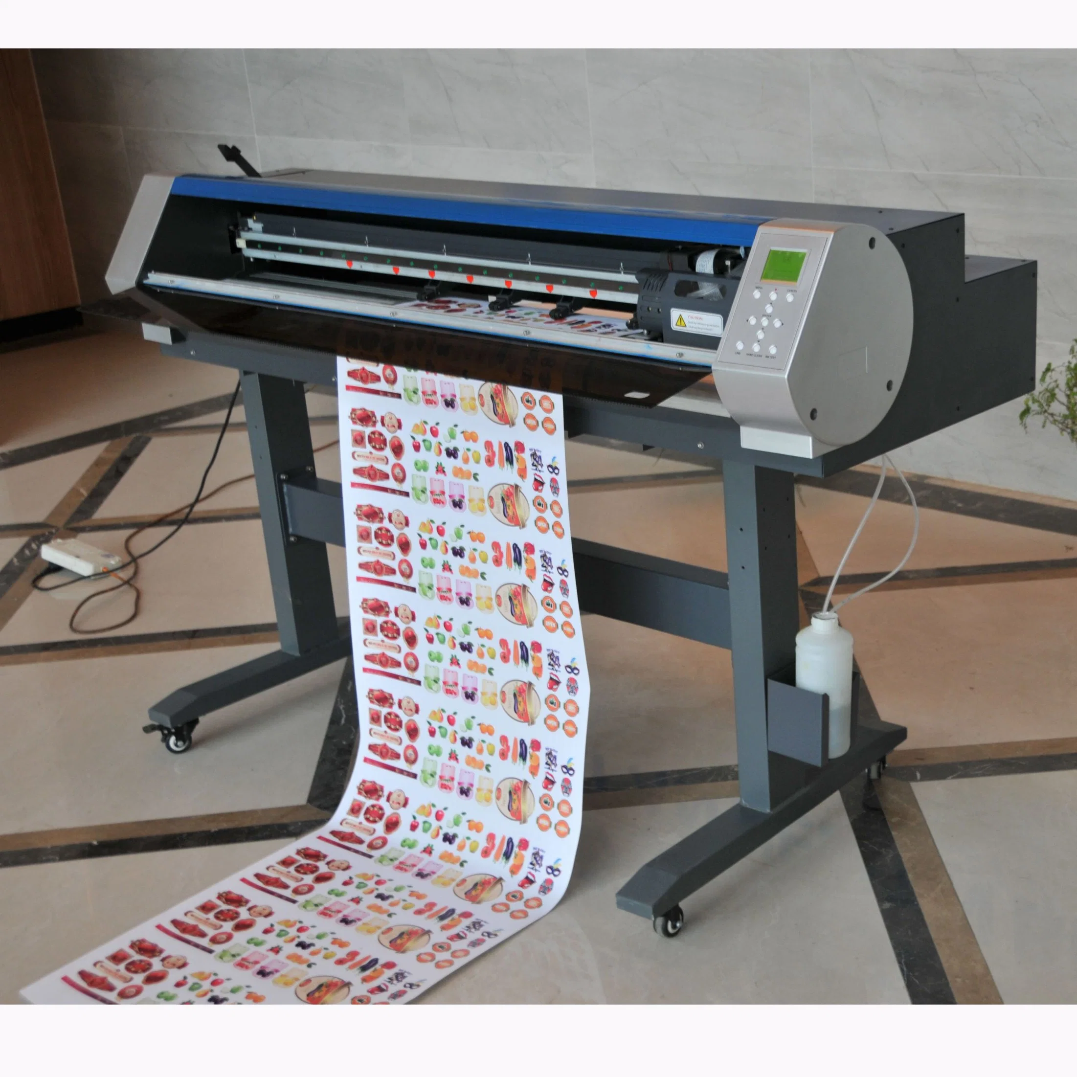 Tecjet Digital Cutter for Vinyl Label Stickers with Dx5 Printhead Ce Approved Cutting Plotter