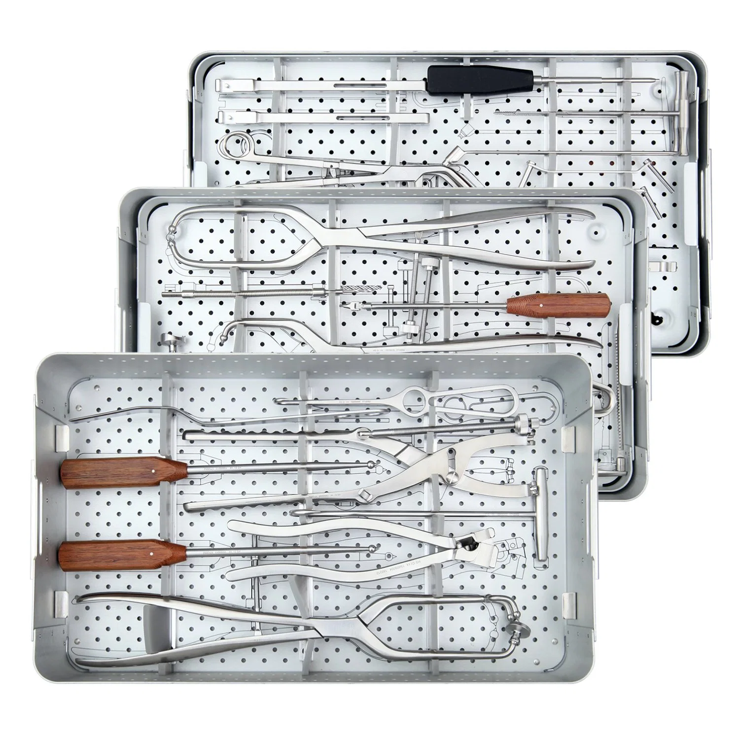 Medical Orthopedic Surgical Instrument Implants Reconstruction of Bone Plate Set