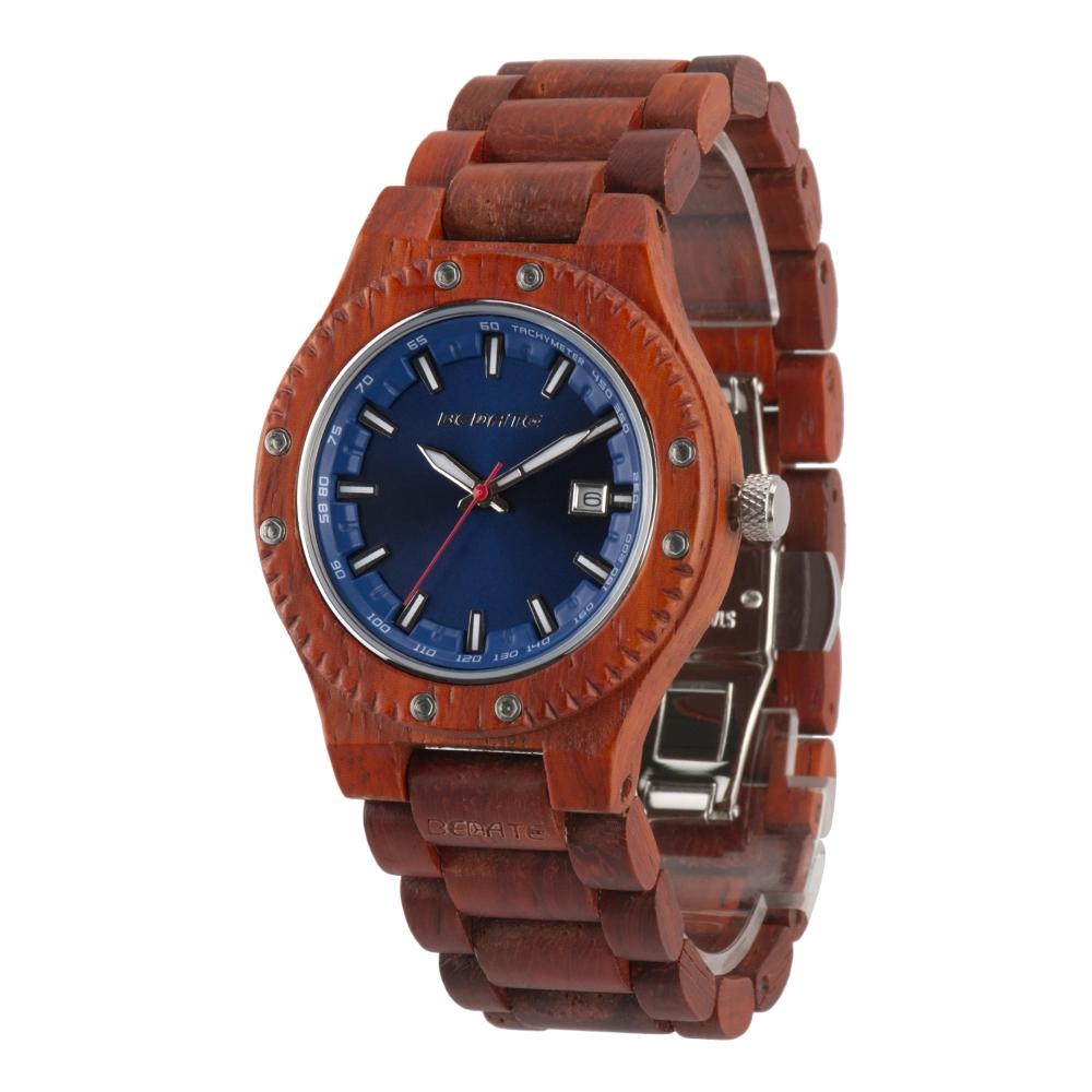 Manufacturer Customization Gift Fashion Water Resistant Men Wooden Watch