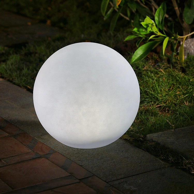 Custom CE 100% Eco-Friendly PE Plastic Waterproof Outdoor Floating Pool Lights Color Changing LED Solar Garden Ball Lamp