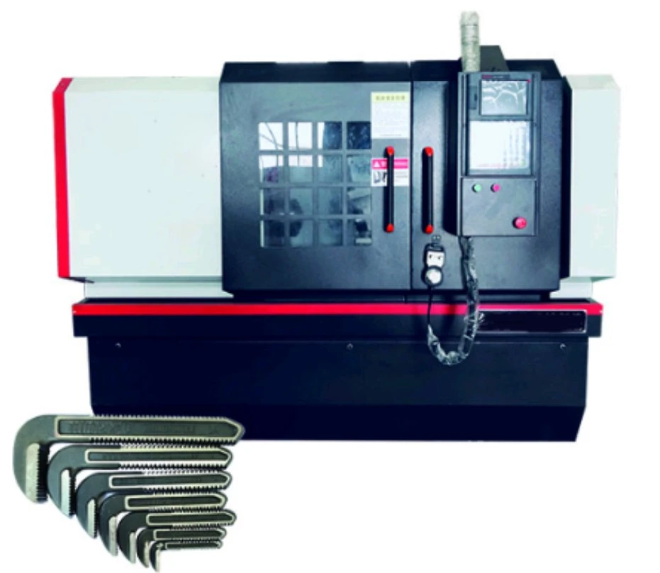 High Strength CNC Horizontal Thread Whirling Machine for Double Feed Screw