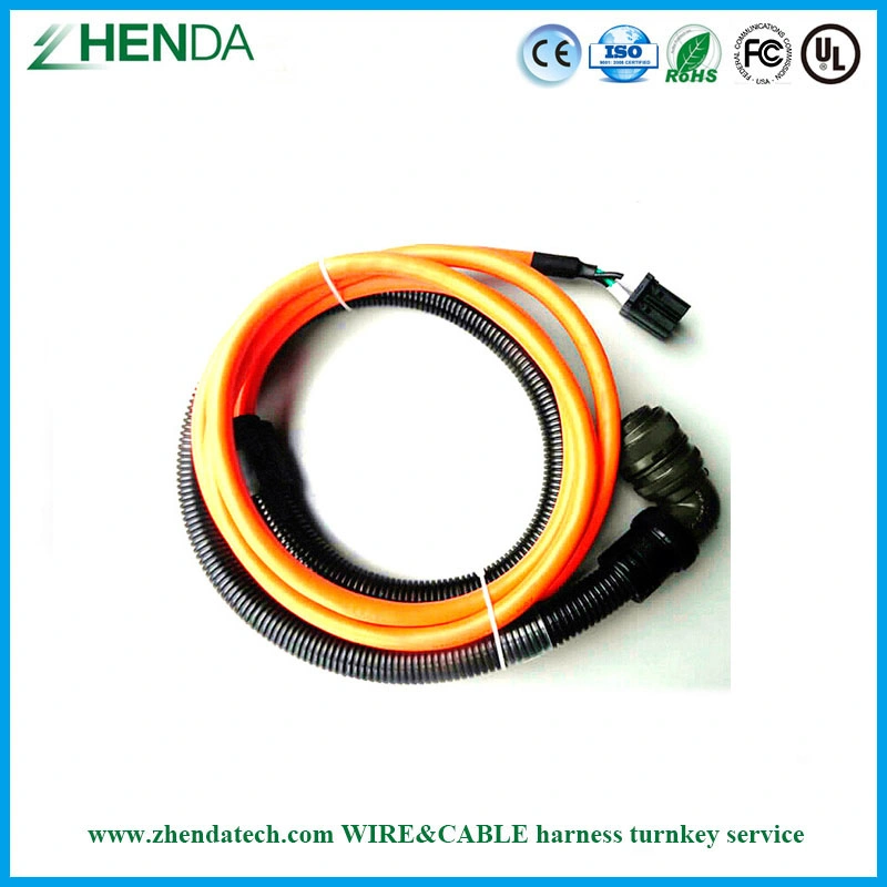 Cable de fibra óptica eléctrico de cobre resistente al agua profesional con caucho de PVC Aislado