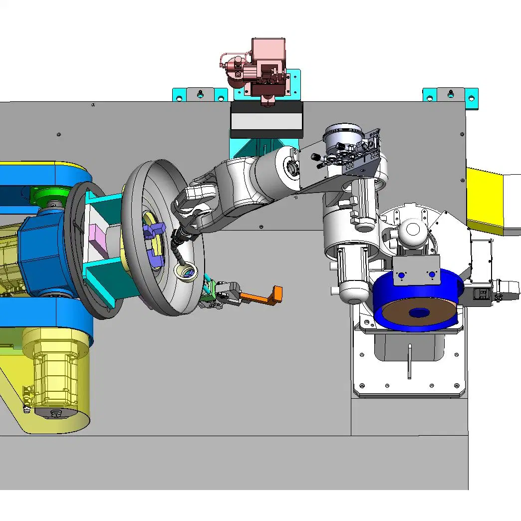 نظام تلقائي لأنبوب طوليًا ألومنيوم بلازما TIG Arc Spot Car Industrial روبوت اللحام بالليزر