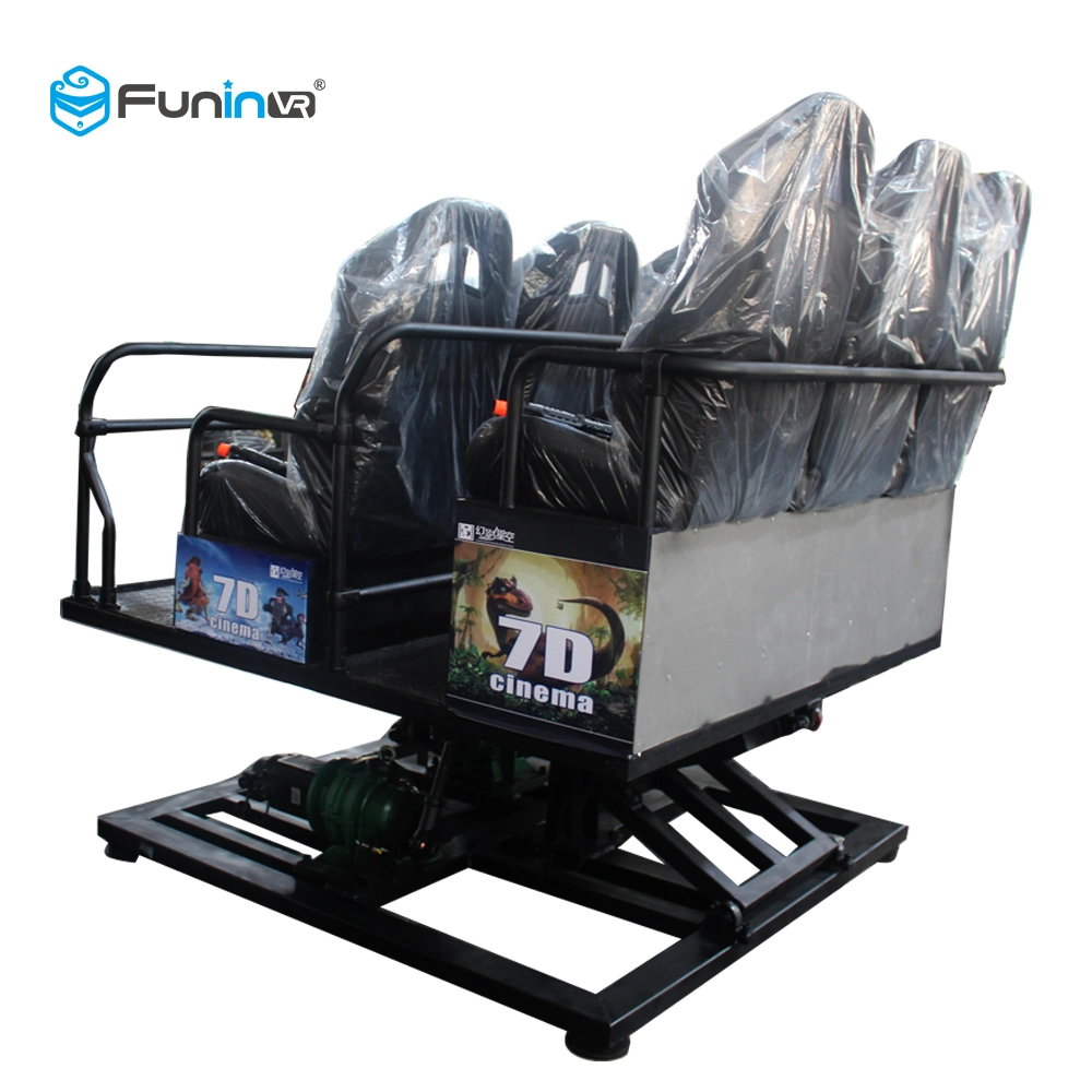 Interactive Attractions Full Motion Cinema Seat 3D 5D 7D 12D Hologram Technology 7D Cinema System