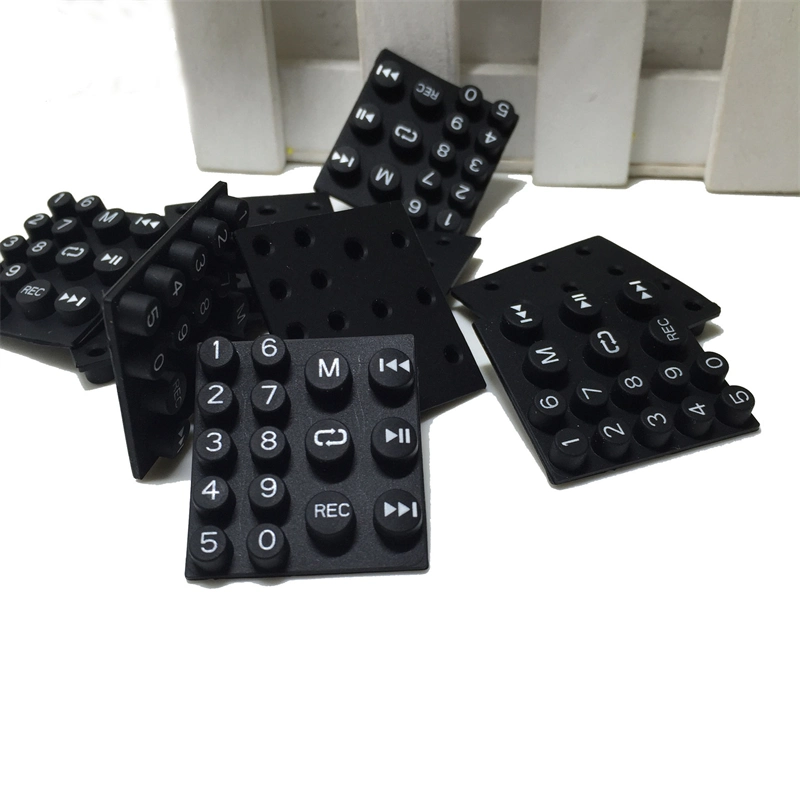 High quality/High cost performance  Custom Size Conductive Rubber Silicone Keyboard Button