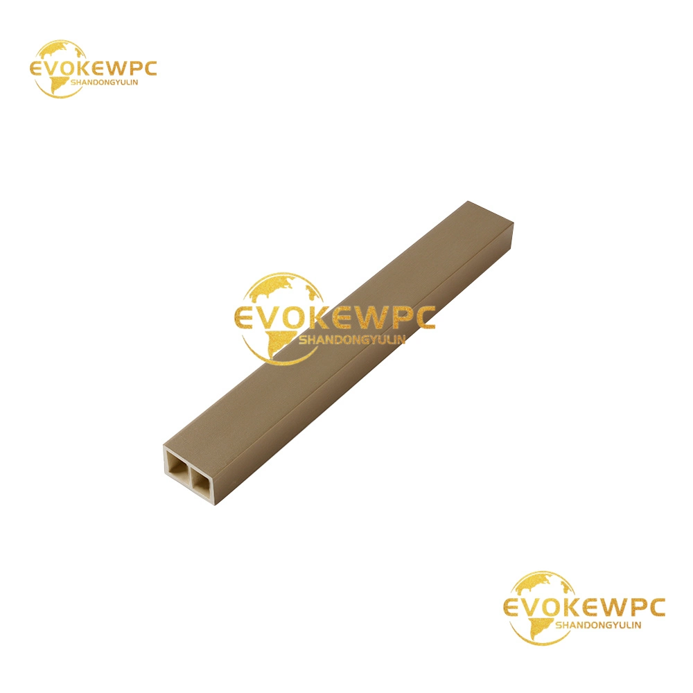 Evokewpc Durable Fire Proof Solid Batten Tube WPC Terrace Wood Timber Tube