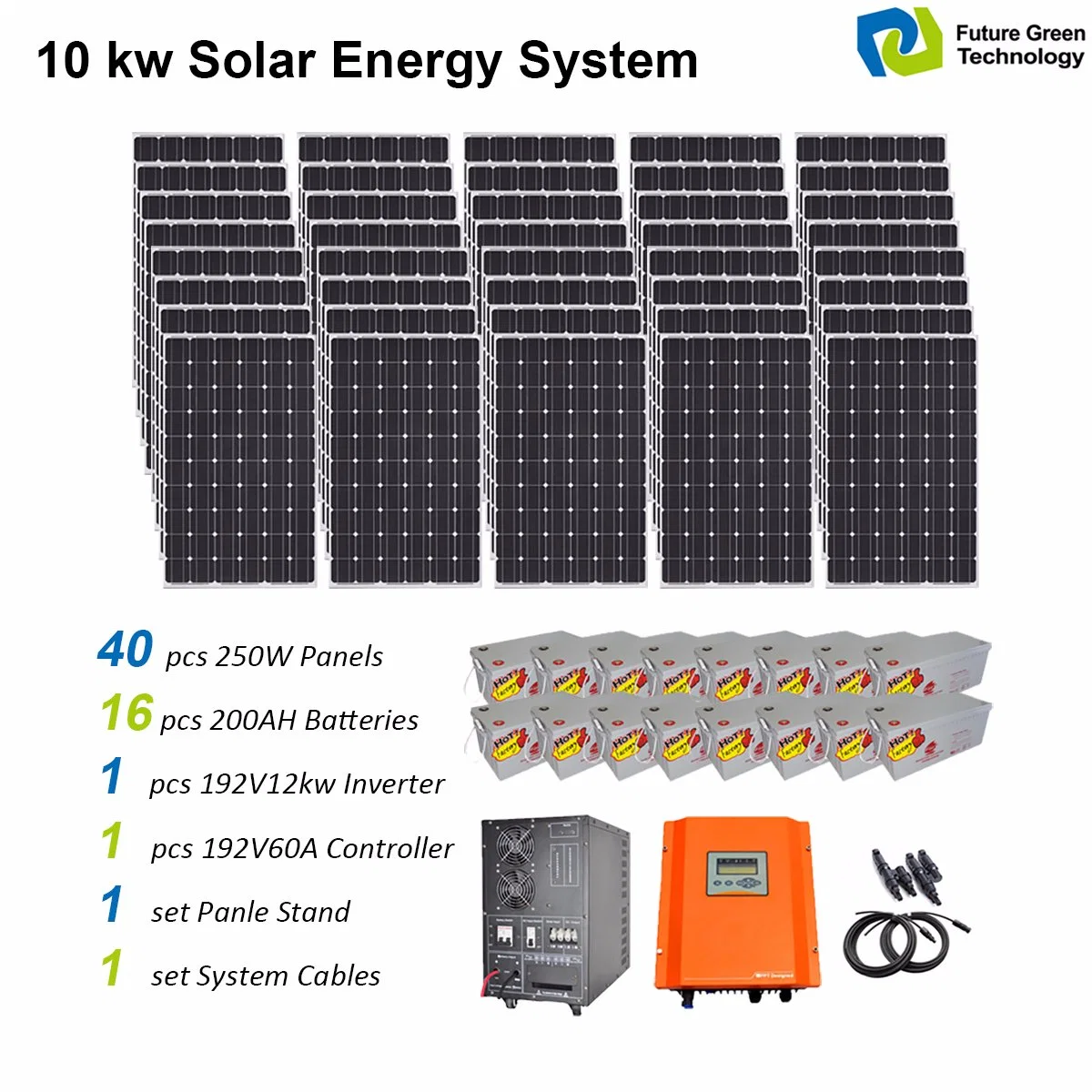 4kw 6kw 8kw off Grid PV Power Supply Solar Energy System