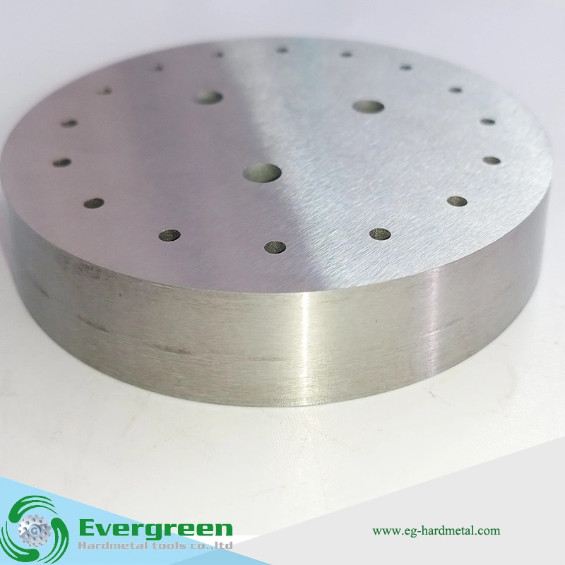 Tungsten Carbide Round Flat with Holes for Punching