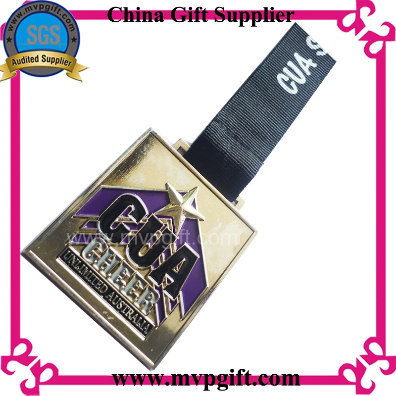 China Guangzhou OEM Custom Logo Metal Brass 3D Sports Running Race Military Souvenir Awards Gift Medal