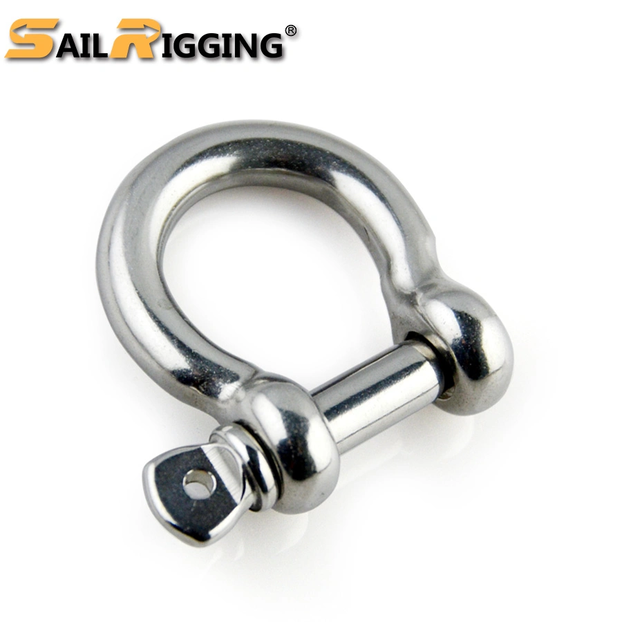 Shackle Factory High quality/High cost performance Rigging Hardware Stainless Steel European Style Bow Shackle