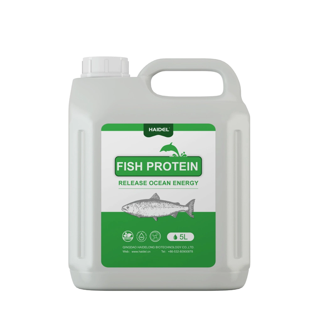 Proteína de pescado líquido Marino fresco pescado aminoácido Peptide Bio Fertilizante orgánico