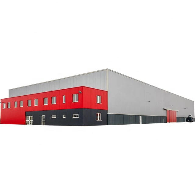 Wide Span Prefabricated Steel Structure Building Warehouse for Factory Warehouse Rent