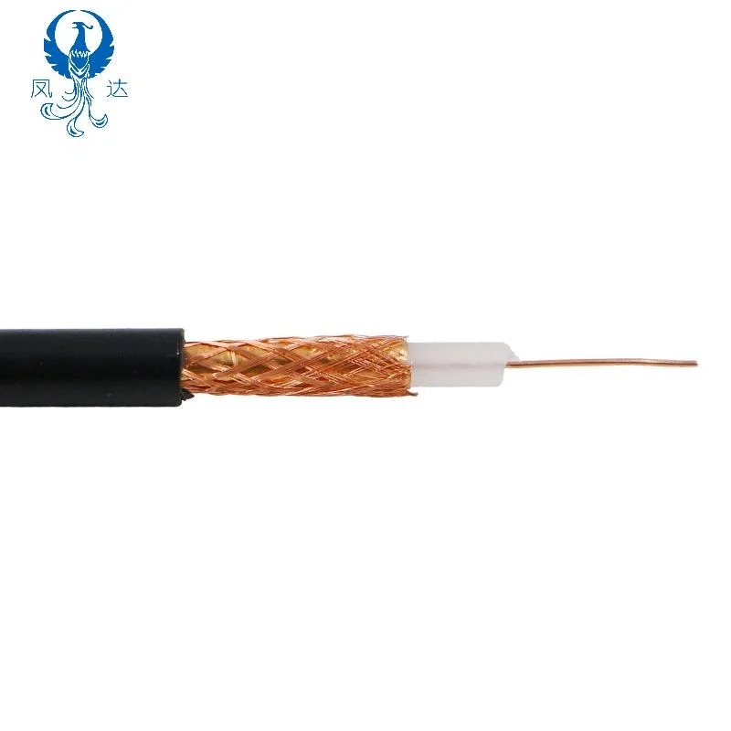 Comunicación de la red informática Liycy conjunto cable RG58/RG59 Cable coaxial RG6/F BNC Connectorquad-Shield con TV Cable Coaxial el cable de alimentación