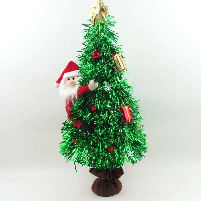 New Design Birthday Wedding Party Favor 54cm Tinsel Tree Holiday Party Decoration